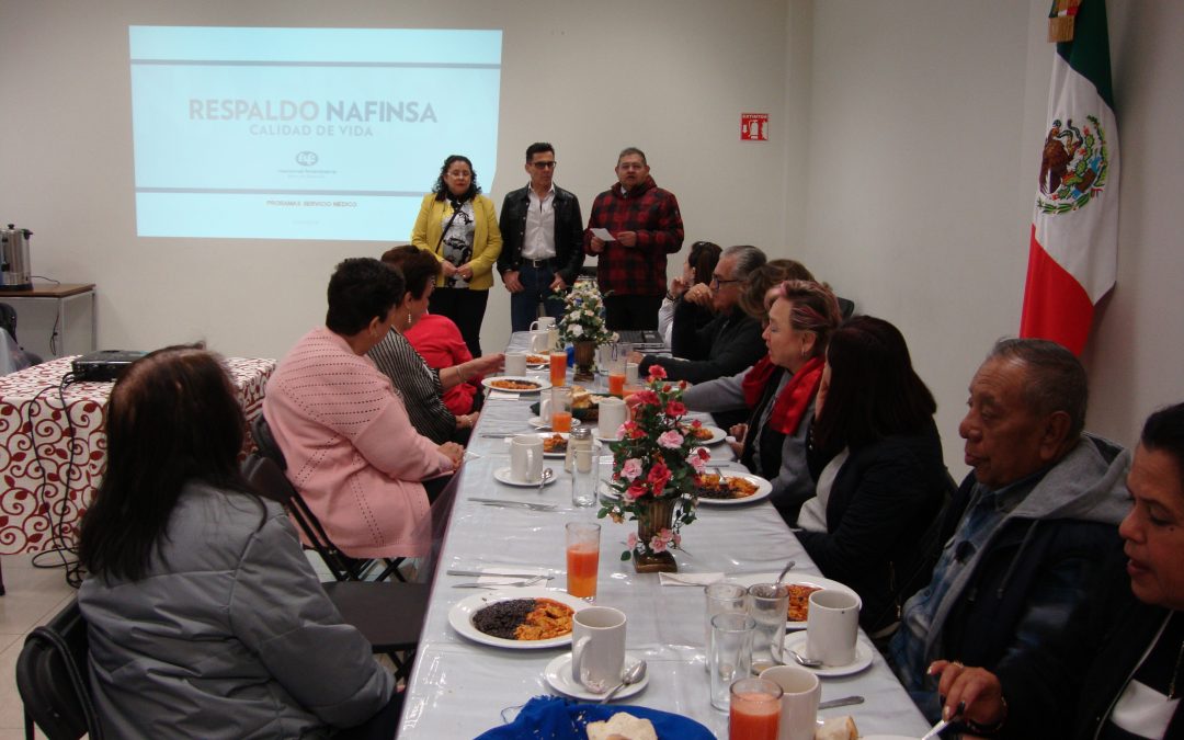 Cumpleañeros de Enero. Plática “Conoce los 18 Programas de Salud que el Servicio Médico Tiene para Ti”