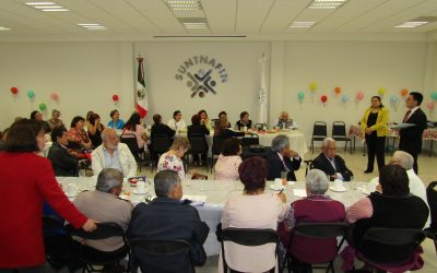 Cumpleañeros de Abril en la Plática «La Importancia de la Geriatría»