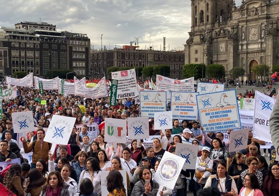 Mitin «Jornada Nacional de Lucha» 2020