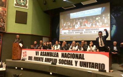 VI Asamblea Nacional del Frente Amplio Social y Unitario (FASU)